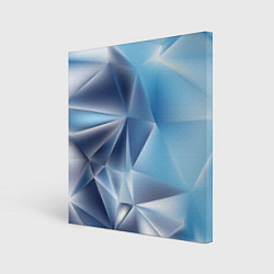 Холст квадратный Blue abstract, цвет: 3D-принт