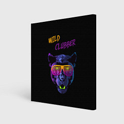 Холст квадратный Wild Clubber, цвет: 3D-принт