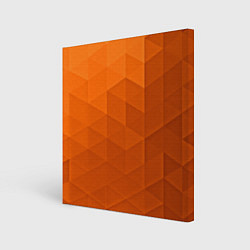 Холст квадратный Orange abstraction, цвет: 3D-принт