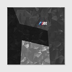 Холст квадратный BMW: Black Design, цвет: 3D-принт — фото 2