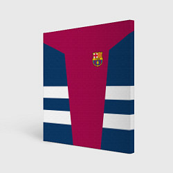 Холст квадратный Barcelona FC: Vintage 2018, цвет: 3D-принт