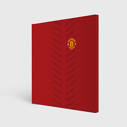 Картина квадратная Manchester United: Red Lines