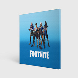 Холст квадратный Fortnite Stories, цвет: 3D-принт