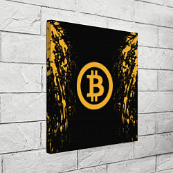 Холст квадратный Bitcoin Master, цвет: 3D-принт — фото 2