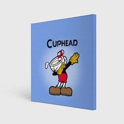 Холст квадратный Cuphead Dab, цвет: 3D-принт