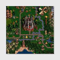 Холст квадратный Heroes III: Map, цвет: 3D-принт — фото 2