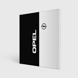 Холст квадратный Opel B&W, цвет: 3D-принт