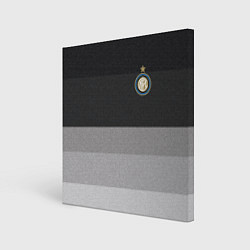 Картина квадратная ФК Интер: Серый стиль