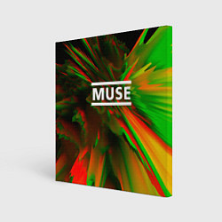 Холст квадратный Muse: Colour Abstract, цвет: 3D-принт