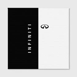 Холст квадратный Infiniti: Black & White, цвет: 3D-принт — фото 2