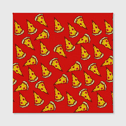 Холст квадратный Острая пицца, цвет: 3D-принт — фото 2