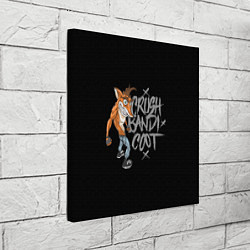 Холст квадратный Crush Bandicoot цвета 3D-принт — фото 2