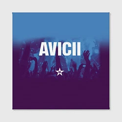 Холст квадратный Avicii Star, цвет: 3D-принт — фото 2