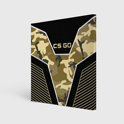 Картина квадратная CS:GO Khaki Camo