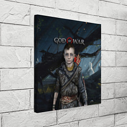 Холст квадратный God of War: Atreus, цвет: 3D-принт — фото 2