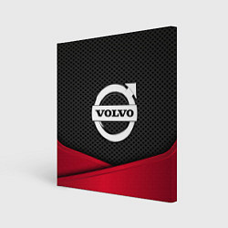Холст квадратный Volvo: Grey Carbon, цвет: 3D-принт