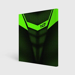Холст квадратный N7: Green Armor, цвет: 3D-принт