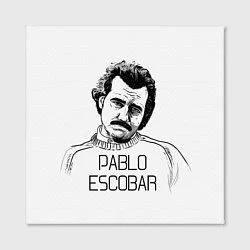 Холст квадратный Pablo Escobar, цвет: 3D-принт — фото 2