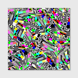 Холст квадратный Экран профилактики, цвет: 3D-принт — фото 2