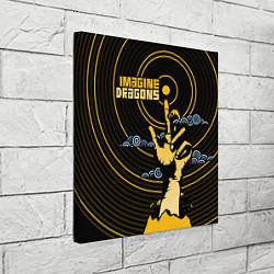 Холст квадратный Imagine Dragons: Vinyl, цвет: 3D-принт — фото 2