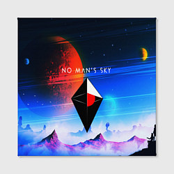 Холст квадратный No Man's Sky: Galaxy, цвет: 3D-принт — фото 2