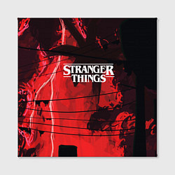 Холст квадратный Stranger Things: Red Dream, цвет: 3D-принт — фото 2