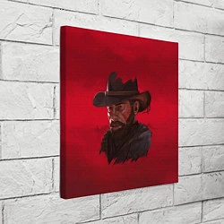 Холст квадратный Red Dead Redemption, цвет: 3D-принт — фото 2