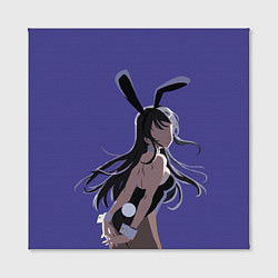 Холст квадратный Senpai Girl, цвет: 3D-принт — фото 2