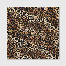 Холст квадратный Шкура леопарда, цвет: 3D-принт — фото 2