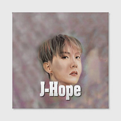 Холст квадратный BTS J-Hope, цвет: 3D-принт — фото 2