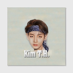 Холст квадратный BTS Kim T.H., цвет: 3D-принт — фото 2