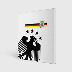 Холст квадратный Сборная Германии, цвет: 3D-принт