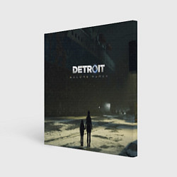 Холст квадратный Detroit: Become Human, цвет: 3D-принт