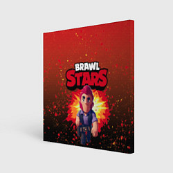 Холст квадратный Brawl Stars Colt, цвет: 3D-принт