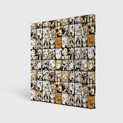 Картина квадратная BOKU NO HERO ACADEMIA MHA МОЯ ГЕРОЙСКАЯ АКАДЕМИЯ