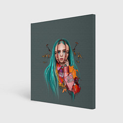 Картина квадратная BILLIE EILISH