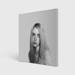 Холст квадратный BILLIE EILISH, цвет: 3D-принт