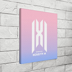 Холст квадратный Monsta X, цвет: 3D-принт — фото 2