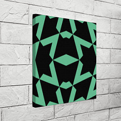 Холст квадратный Abstract zigzag pattern, цвет: 3D-принт — фото 2