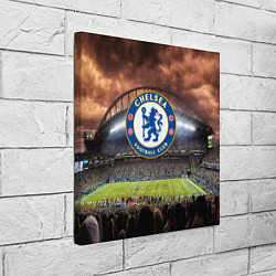 Холст квадратный FC Chelsea, цвет: 3D-принт — фото 2