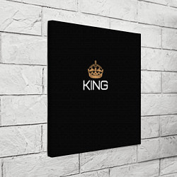Холст квадратный Король, цвет: 3D-принт — фото 2