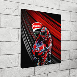 Холст квадратный Andrea Dovizioso, цвет: 3D-принт — фото 2