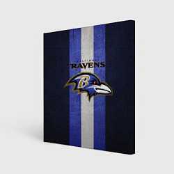 Холст квадратный Baltimore Ravens, цвет: 3D-принт