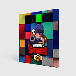 Холст квадратный Brawl Stars - Penny, цвет: 3D-принт