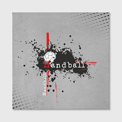Холст квадратный Handball, цвет: 3D-принт — фото 2