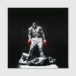 Холст квадратный Muhammad Ali цвета 3D-принт — фото 2