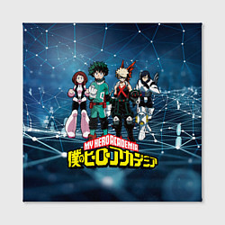 Холст квадратный Моя геройская академия, цвет: 3D-принт — фото 2
