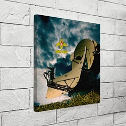 Холст квадратный Войска связи, цвет: 3D-принт — фото 2