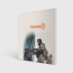 Холст квадратный The Division 2 Military, цвет: 3D-принт