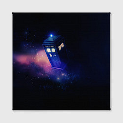 Холст квадратный TARDIS, цвет: 3D-принт — фото 2